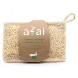 Azalea estropajo de luffa con asa ergonomico 12x7cm 1ud