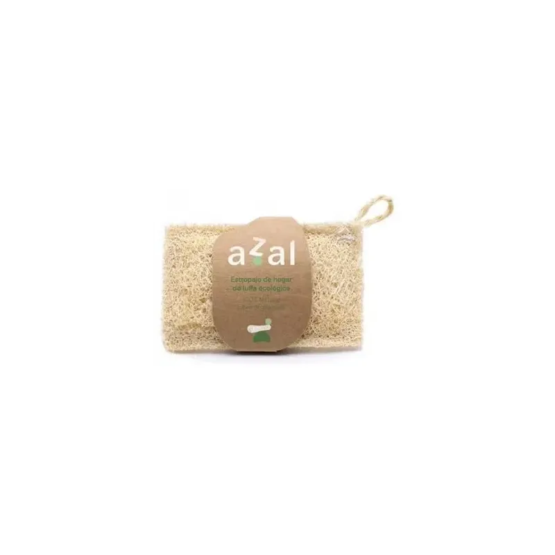 Azalea estropajo de luffa con asa ergonomico 12x7cm 1ud | Farmacia Barata