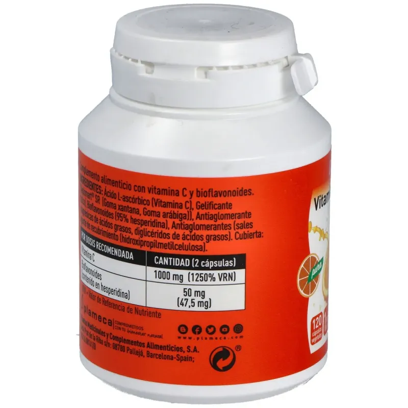 Plameca vitamina c pura 1000mg 120caps vegs | Farmacia Barata Plameca vitamina c pura 1000mg 120caps vegs | Farmacia Barata