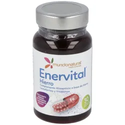 Mundonatural Enervital Hierro, 30 cápsulas