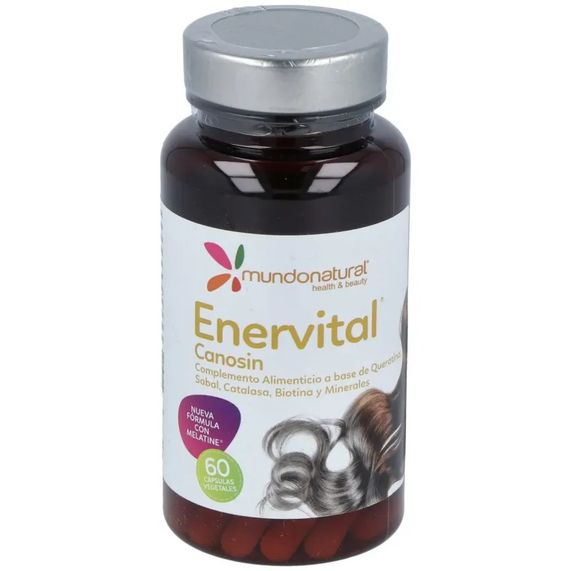 Mundo natural enervital canosin 60 caps | Farmacia Barata