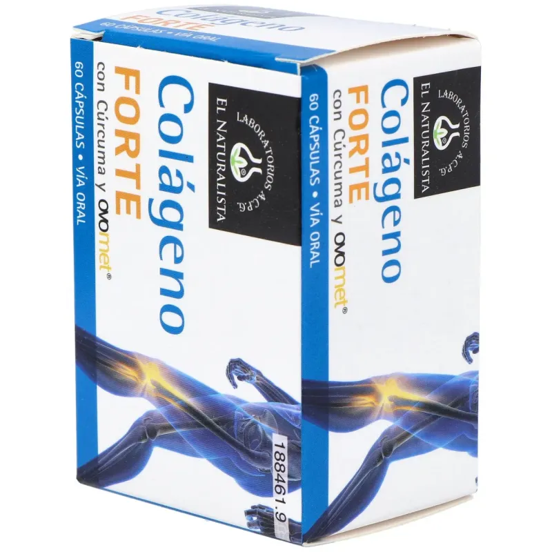 Colageno forte colageno+ovomet+curcuma 60cap. | Farmacia Barata