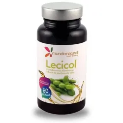 Mundo natural lecitina lecicol 60 caps
