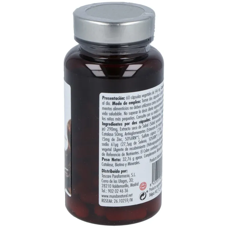 Mundo natural enervital canosin 60 caps | Farmacia Barata