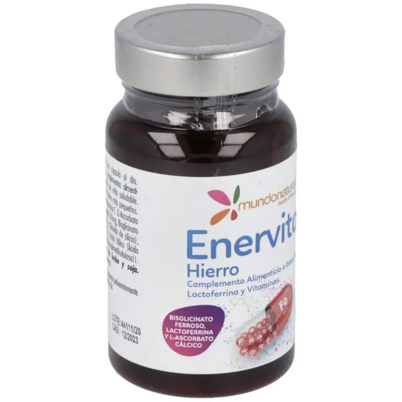 Mundonatural enervital hierro 30caps | Farmacia Barata Mundonatural enervital hierro 30caps | Farmacia Barata