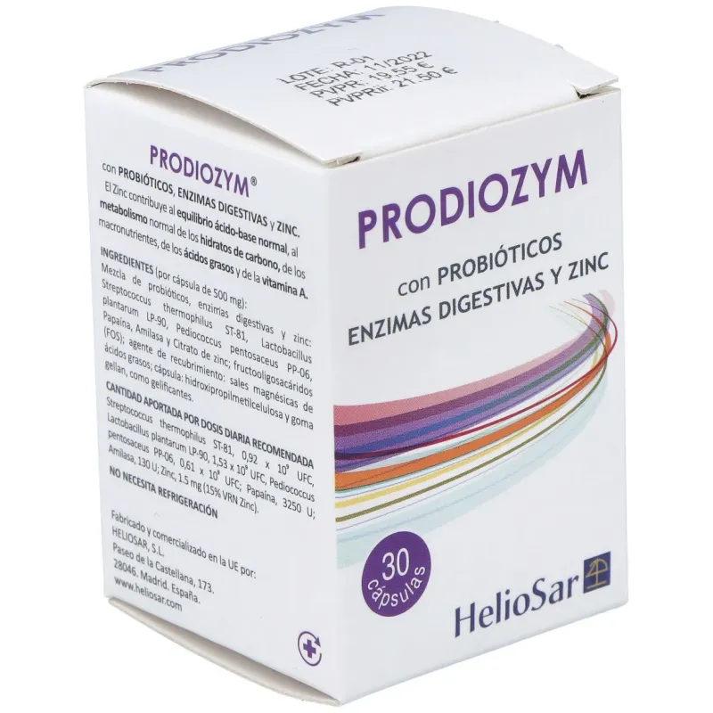 Heliosar prodiozym 30caps | Farmacia Barata