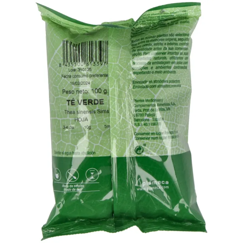 Te verde entero bolsa 100gr. | Farmacia Barata Te verde entero bolsa 100gr. | Farmacia Barata