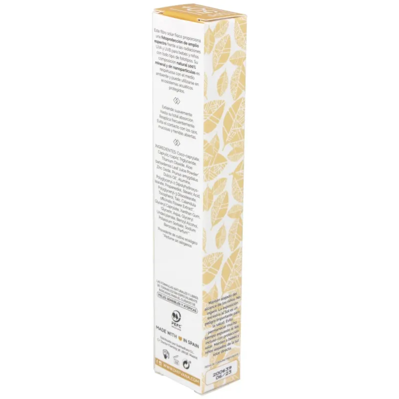 Protector solar dhyvana eco pediatrics® spf50+ | Farmacia Barata