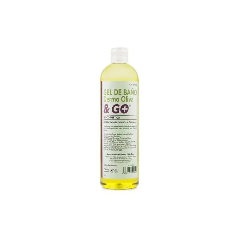 Pharma y go gel de baño con aceite de oliva 750 ml | Farmacia Barata
