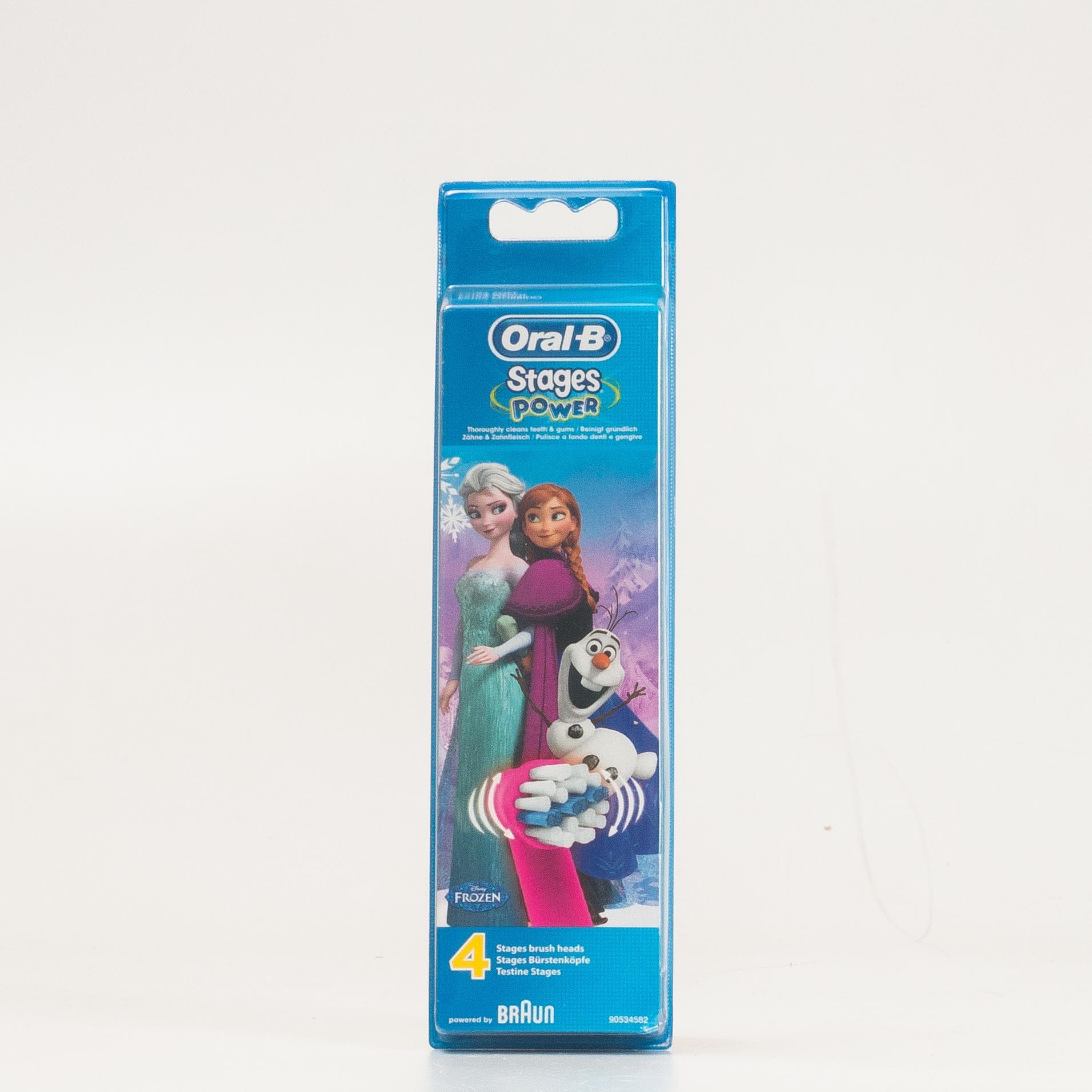 Cepillo Dental Eléctrico Infantil FROZEN ORAL-B STAGES +3 Años suave.