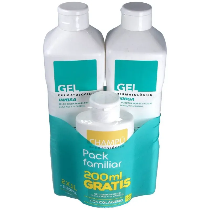 Inibsa pack 2 geles + champu 200ml. | Farmacia Barata