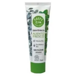 Happy bio cosmetics dentifrico aliento fresco menta sin fluor 75ml