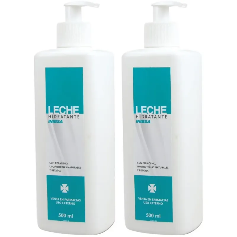 Inibsa pack leche hidratante dermat. 2x500ml. | Farmacia Barata