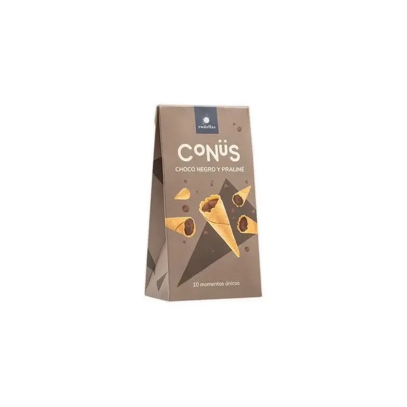 Conus chocolate negro y praline 10udsx70gr. bio | Farmacia Barata