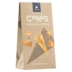 Conus chocolate leche y praline 10udsx70gr. bio