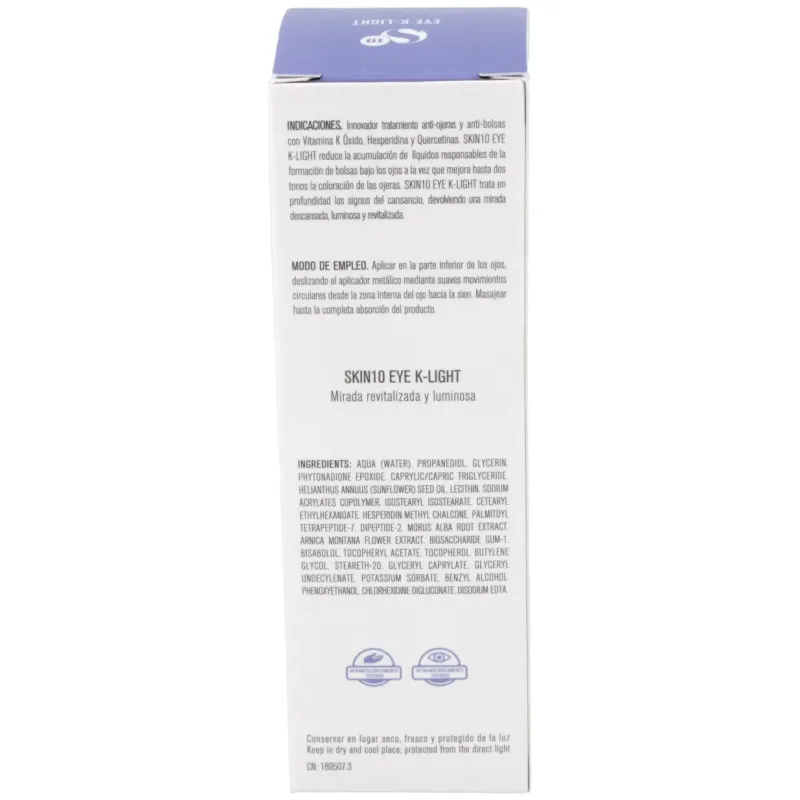 Skin10 eye k-light 10ml. | Farmacia Barata