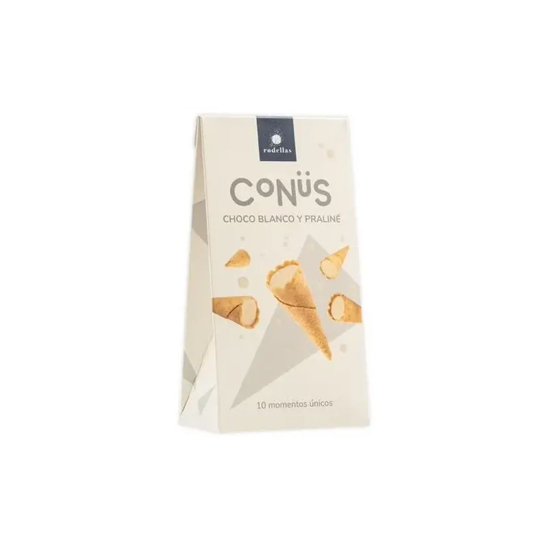 Conus chocolate blanco y praline 10udsx70gr. bio | Farmacia Barata