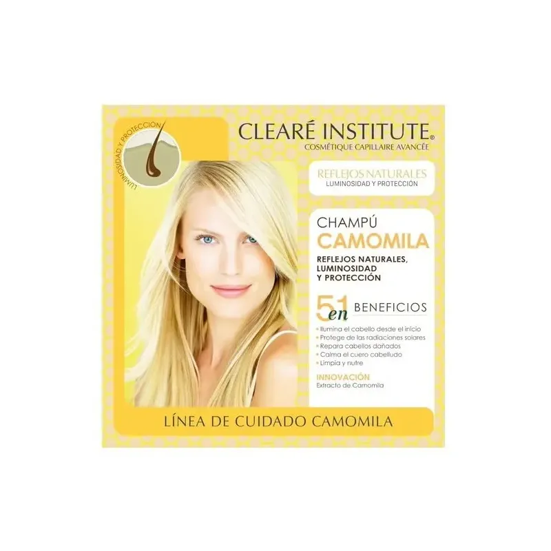 Clearé institute champú camomila 400ml | Farmacia Barata