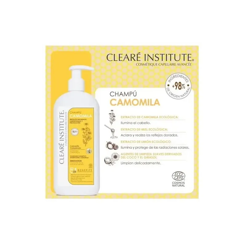 Clearé institute champú camomila 400ml | Farmacia Barata