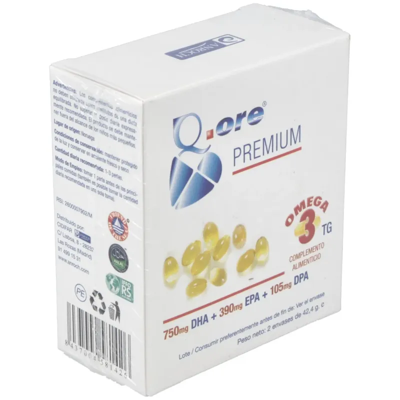 Anroch fharma qore premium 120 perlas | Farmacia Barata Anroch fharma qore premium 120 perlas | Farmacia Barata