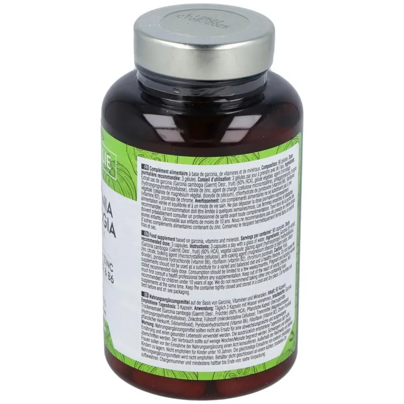Nutralie garcinia cambogia complex + cromo + zinc + b2 y b6 90caps | Farmacia Barata