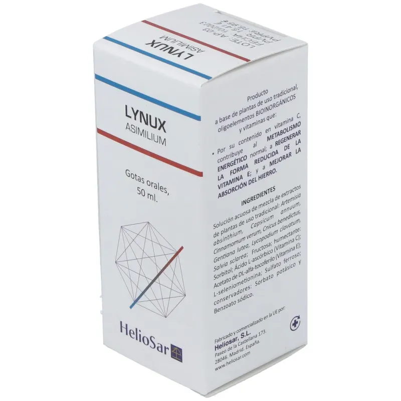 Heliosar lynux asimilium solución oral 50ml | Farmacia Barata