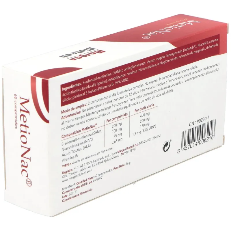 Margan metionac 60comp | Farmacia Barata Margan metionac 60comp | Farmacia Barata