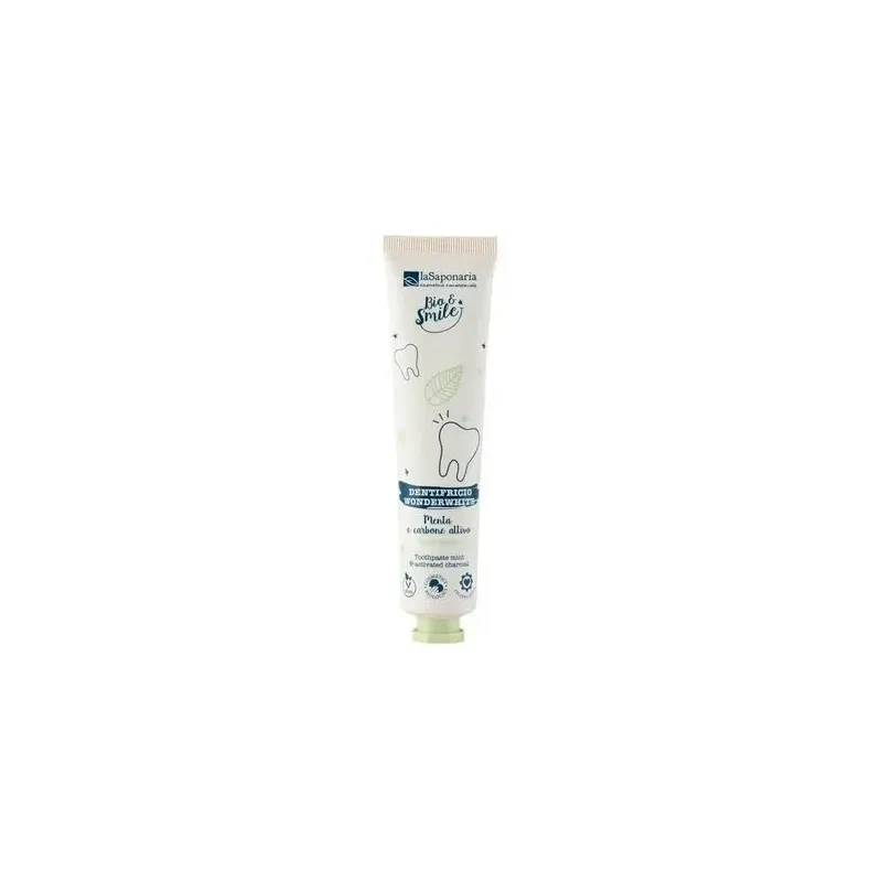 La saponeria artigiana dentifrico menta y carbon bio 75ml | Farmacia Barata