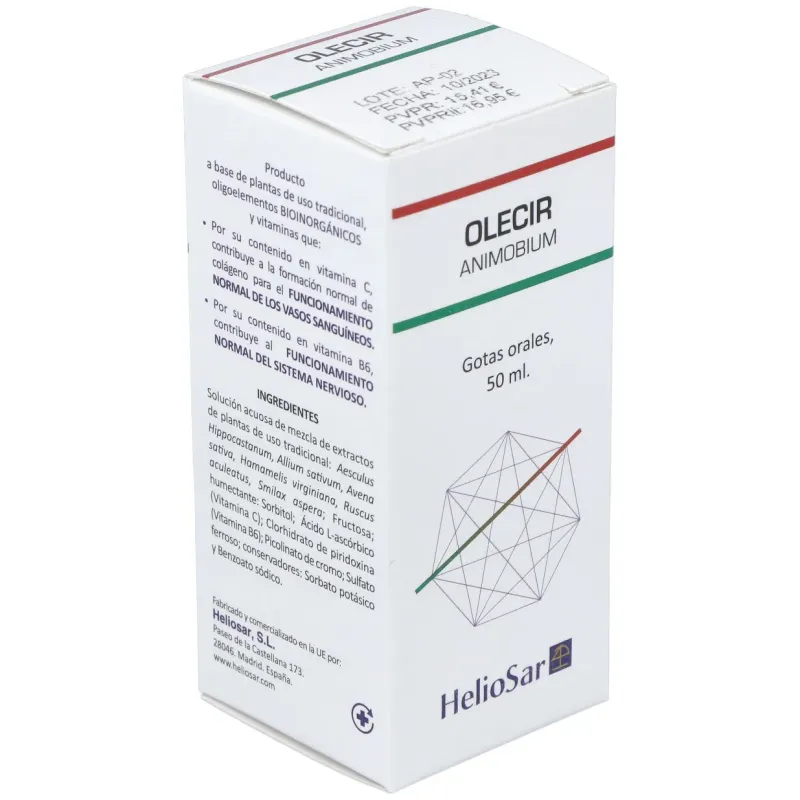 Heliosar olecir animobium 50ml | Farmacia Barata