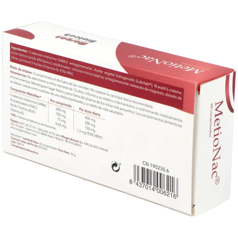 Margan metionac 60comp | Farmacia Barata Margan metionac 60comp | Farmacia Barata