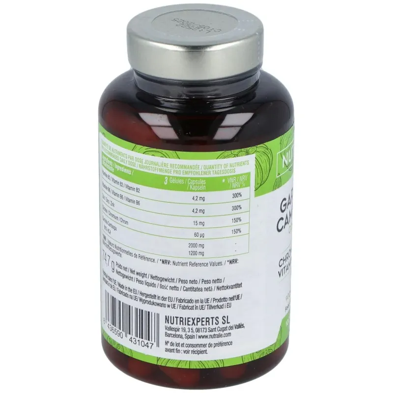 Nutralie garcinia cambogia complex + cromo + zinc + b2 y b6 90caps | Farmacia Barata