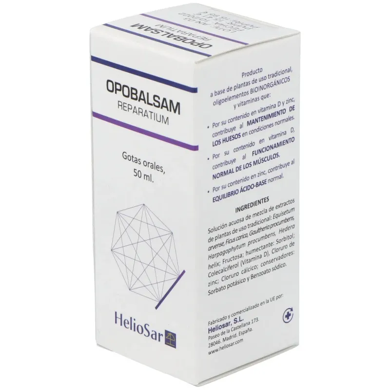 Heliosar opobalsam reparatium gotas 50ml | Farmacia Barata
