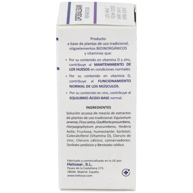Heliosar opobalsam reparatium gotas 50ml | Farmacia Barata