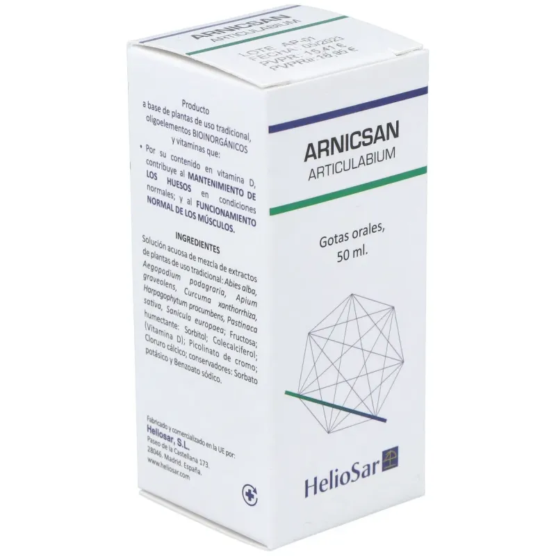 Heliosa arnicsan articulabium gotas oral 50ml | Farmacia Barata Heliosa arnicsan articulabium gotas oral 50ml | Farmacia Barata
