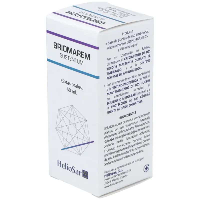 Heliosar briomarem sustentum gotas oral 50ml | Farmacia Barata