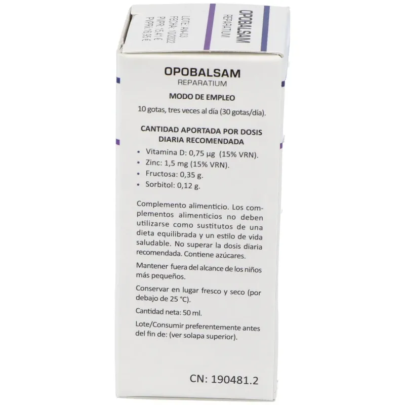 Heliosar opobalsam reparatium gotas 50ml | Farmacia Barata