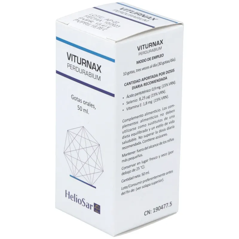 Heliosar viturnax perdurabium 50ml | Farmacia Barata