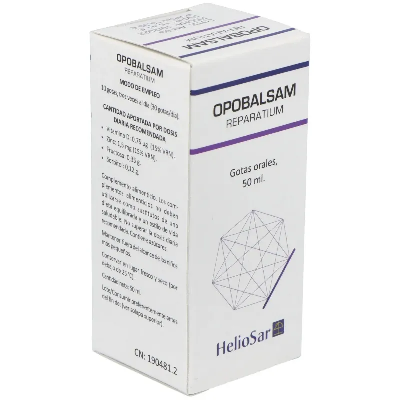 Heliosar opobalsam reparatium gotas 50ml | Farmacia Barata