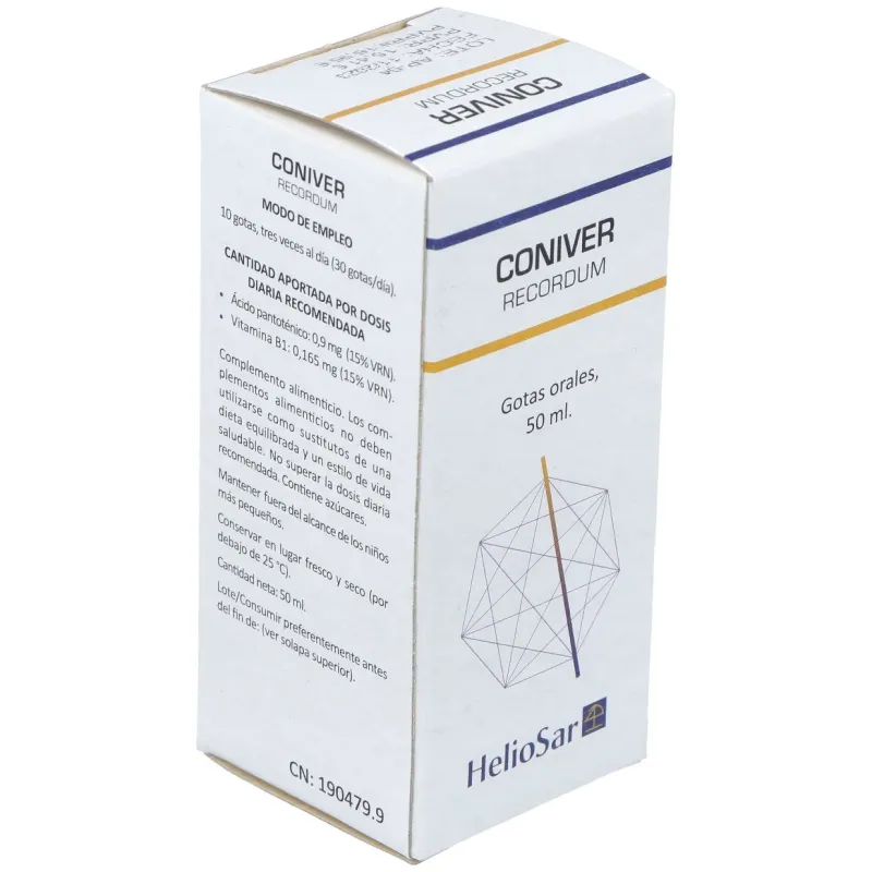 Heliosar coniver recordum gotas 50ml | Farmacia Barata