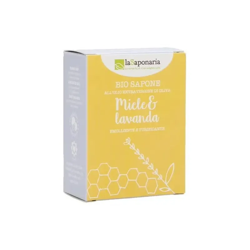La saponaria jabon en pastilla miel y lavanda 100g | Farmacia Barata La saponaria jabon en pastilla miel y lavanda 100g | Farmacia Barata
