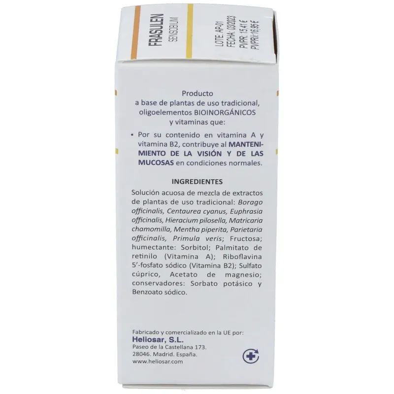 Heliosar frasulen sensobium gotas 50ml | Farmacia Barata