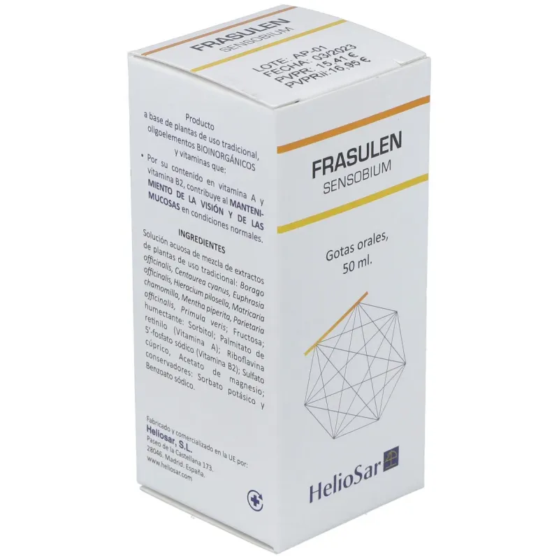 Heliosar frasulen sensobium gotas 50ml | Farmacia Barata