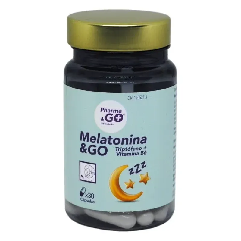 Pharma y go melatonina + triptofano + vit. b6 30caps | Farmacia Barata
