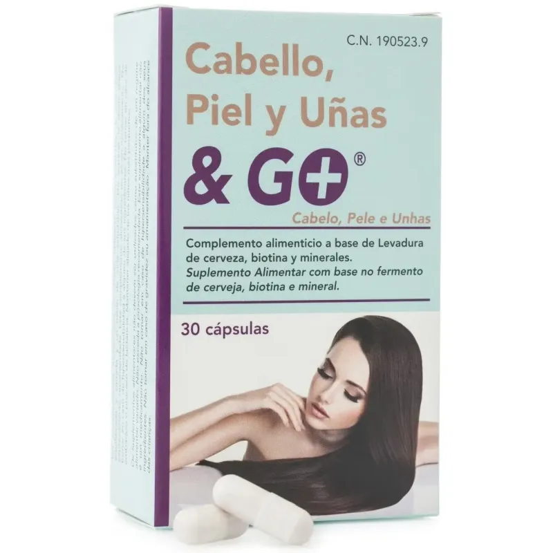 Y go cabello piel uñas 30caps | Farmacia Barata
