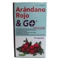 Laboratorios pharma y go arandano rojo y go 30caps