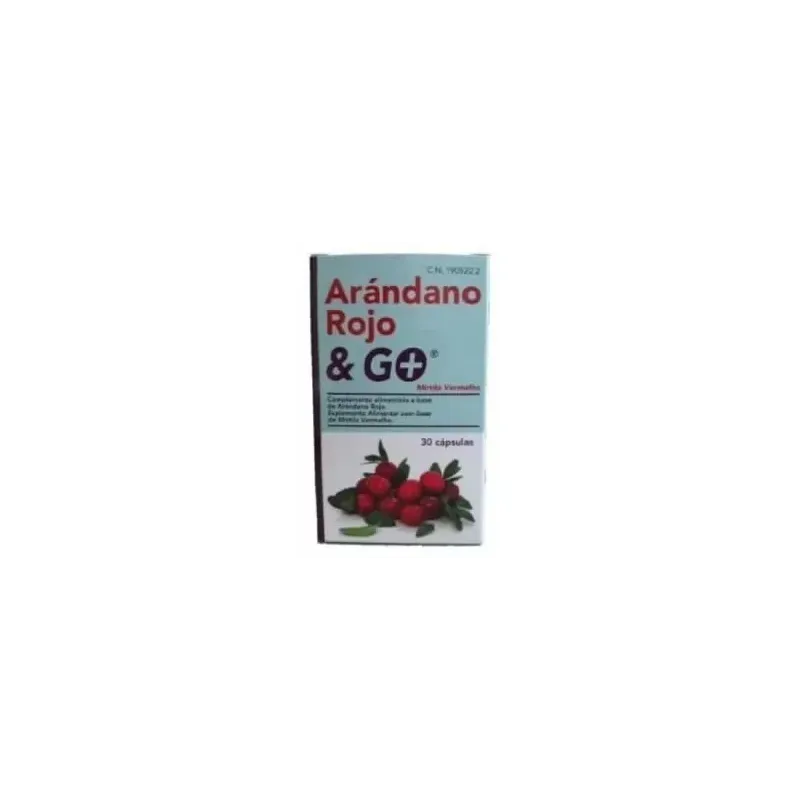 Laboratorios pharma y go arandano rojo y go 30caps | Farmacia Barata