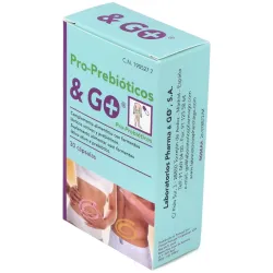 Pharma y go prebiotico/probiotico 30 caps | Farmacia Barata