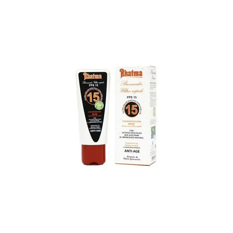 Rhatma bronceador ultra rápido spf15 100ml | Farmacia Barata