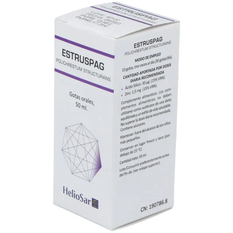 Heliosar estruspag polichrestum structurans solución oral 50ml | Farmacia Barata