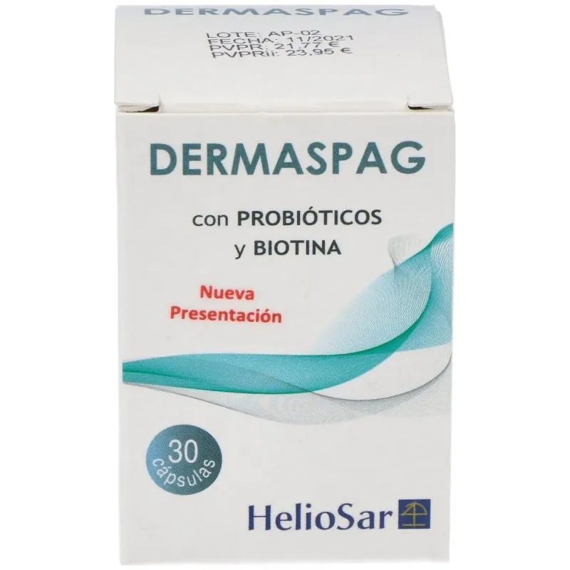 Heliosar dermaspag 30caps | Farmacia Barata